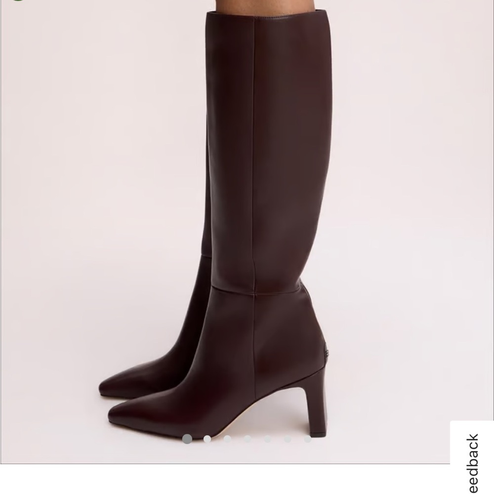 Sam Edelman Sylvia Women's Tall Block Heel Boots in Spiced Pecan Leather
